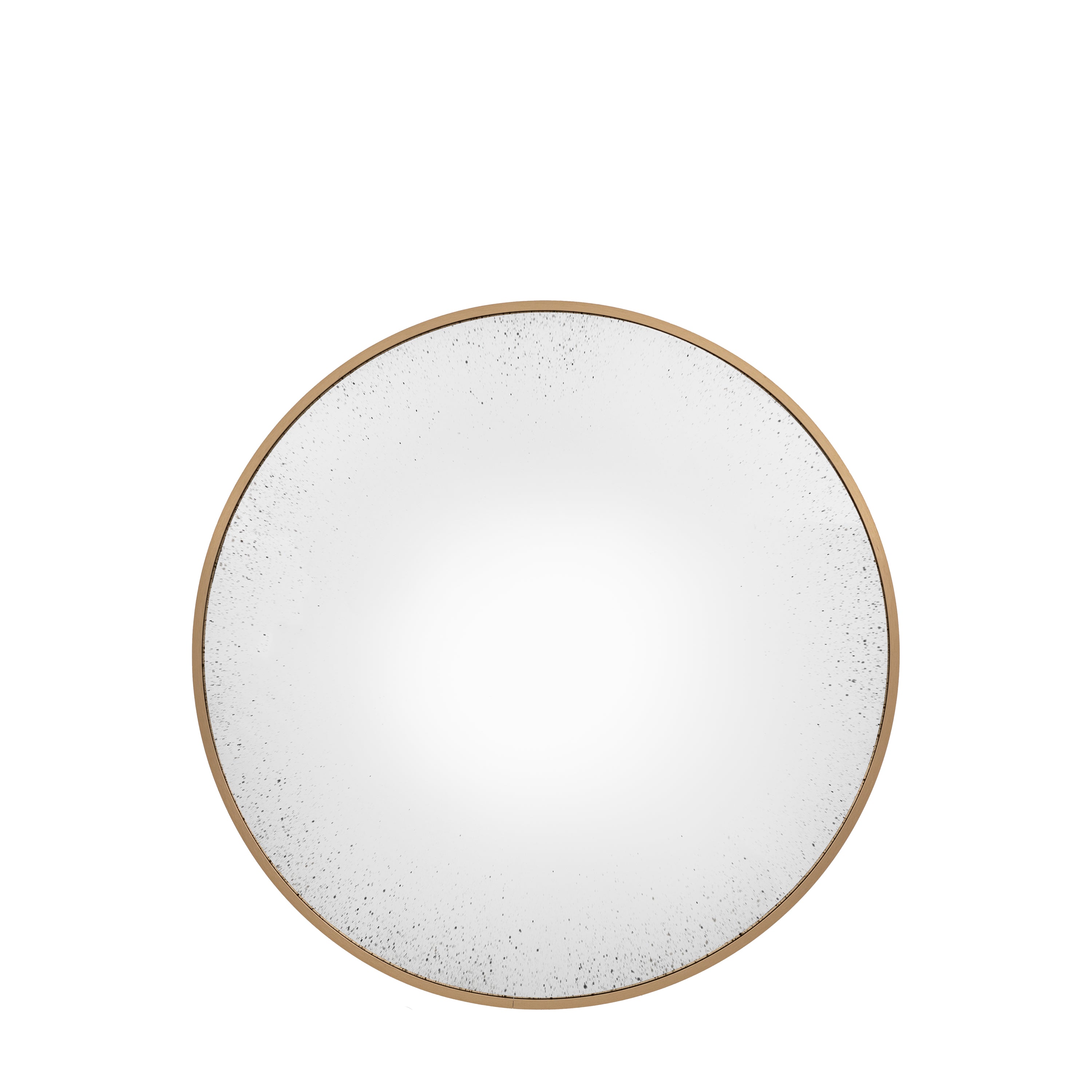Meadway Bronze Convex Round Wall Mirror